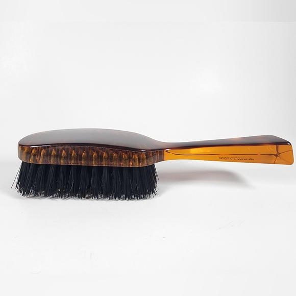 Rectangular Boar Bristle Hairbrush - 6.8 x 1.8 in. - Cellulose Acetate Handles - Picture 4 of 10